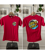 Santa Cruz Surf Red Logo Short Sleeve Tshirt Red S - $185.75 MXN
