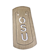 OSU Bookmark Wood Oklahoma State University 3.25&quot; x 2&quot; Collectible Fan Gift - €15,08 EUR