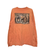 West Jefferson Moonshine Mountain Outfitter NC Orange Long Sleeve T Shir... - £12.21 GBP