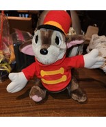 Vintage Timothy Q Mouse Circus Uniform 10&quot; Dumbo Plush Disneyland - £9.58 GBP