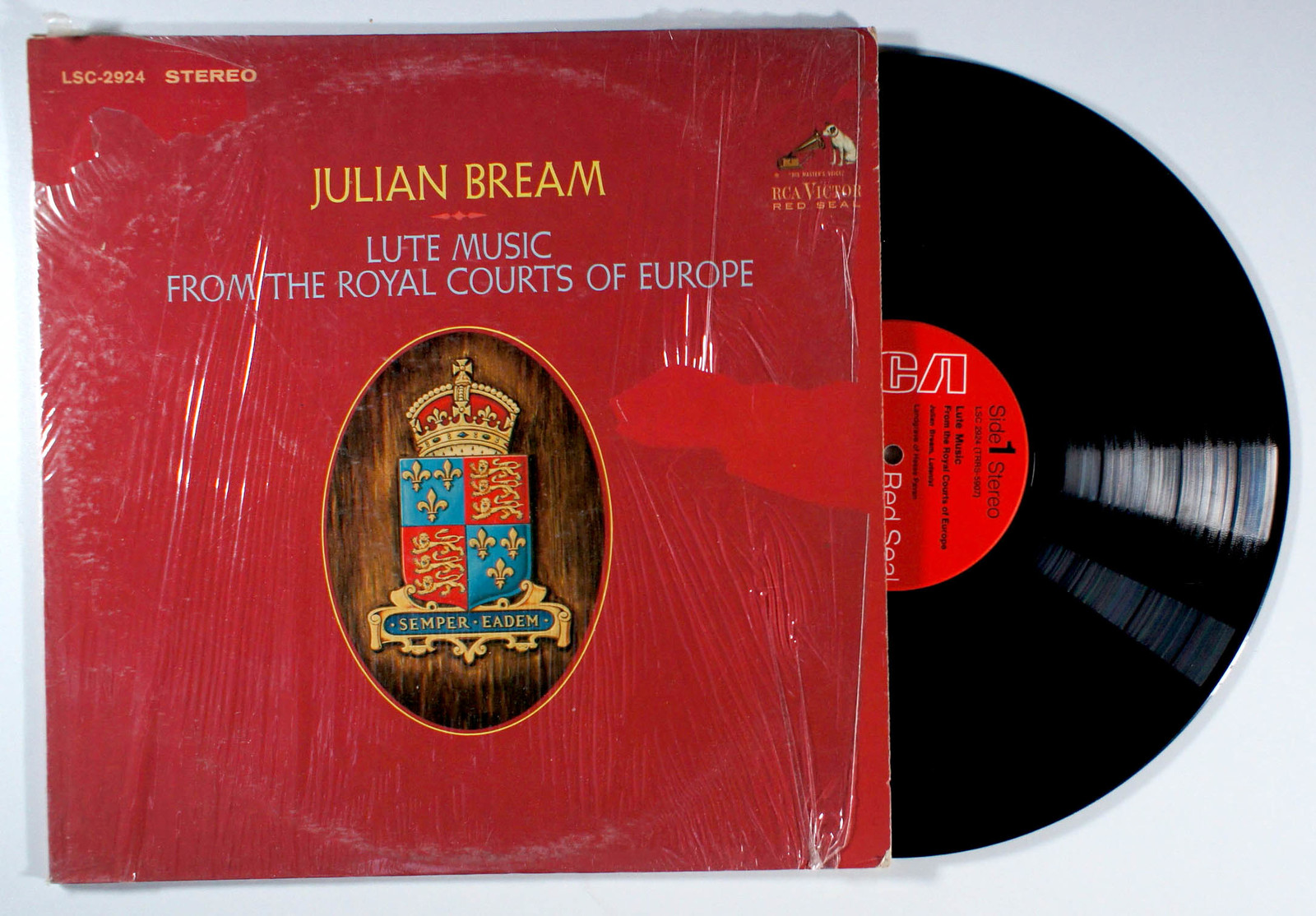 Julian Bream - Lute Music from Royal Courts of Europe (1967) Vinyl LP - $13.61