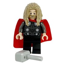 Lego Marvel The Infinity Saga Thor Minifig sh734 Frm 40525 NEW Long Dark Tan Hai - £9.36 GBP