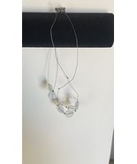 Clear Floating Drop Bead Necklace - $17.99