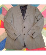Bonobos Blazer Mens sz 46R Athletic Fit Italian wool grey suit jacket 46... - $53.00