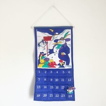 NEW Vintage 1991 Avon Countdown Christmas Advent Calendar Snowman Blue HTF *Read - £135.44 GBP