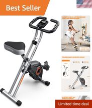 Folding Exercise Bike - Foldable Stationary Bike for Home Gym Workout - $228.67