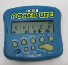 Radica Draw Poker Lite Royal Flush 3000 Handheld Game Model #1401 with B... - £11.42 GBP