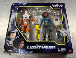 Disney Lightyear Movie Alpha Class Buzz &amp; Alisha Hawthorne 6” Figure 2 Pack 2022 - £13.64 GBP