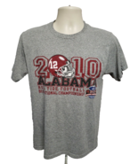 2010 The University of Alabama Roll Tide Football Adult Small Gray TShirt - $19.80