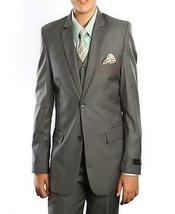 Tazio Little Boys Solid 2 Button Vested 5 Piece Suit, Size 5 - $90.00