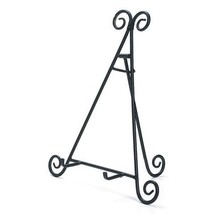 12&quot; Black Iron Scroll Book Easel - £31.37 GBP