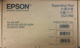 Epson - B12B819271 - Separation Pad - 10,000 Scans - $559.29 MXN