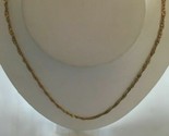 Twisted Chain 14k GP Gold Plated Necklace 18”     SKU 067-129 - $17.32
