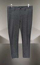 Calvin Klein Womens Dress Pants Formal Flat Front Skinny Leg Gray Size 14 - $16.82