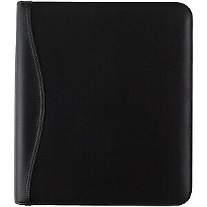At-A-Glance AAG038054005 Leather Zipcase Folio Binder Set, Black - $239.85