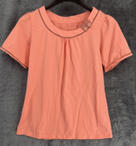 Sport Savvy Women&#39;s Size Small Pullover Short Sleeve Top Blouse Color Peach - £8.95 GBP