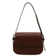 New Small Bag New Niche Simple Textured Internet Celebrity Shoulder Crossbody Sm - $26.00