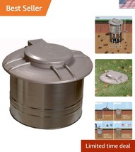 Galvanized Steel Septic Tank Pet Waste Disposal for Effortless Cleanliness - $74.99