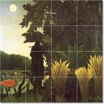 Jean-Jacques Rousseau Poster Art Painting Ceramic Tile Mural BTZ23074