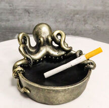 Ebros Sea Monster Kraken Giant Octopus Ashtray Figurine 5.5"W Nautical O... - $19.95