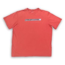 Vineyard Vines Men’s Large T-Shirt Pink/Salmon, Blue &amp; White Striped Whale - £11.70 GBP