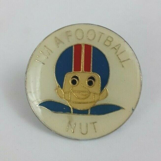 Vintage I&#39;m A Football Nut Lapel Hat Pin - $4.37