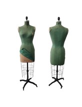 Antique Dress Form Mannequin with Cast Iron Base Cavanaugh NY Model Wais... - $882.57 CAD