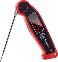 Digital Meat Thermometer For Grilling With Ambidextrous Backlit Classic-red NEW - £34.32 GBP