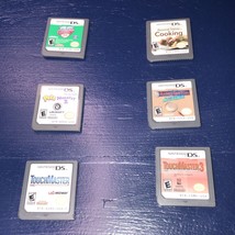 Lot of 6 Nintendo DS Mystery Case Files,pets Nursery 2,Cooking,Touchmaster 3 - £14.67 GBP
