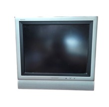 Sharp Aquos LC-15E1U Silver 15&quot; Liquid Crystal Flat Screen TV Retro Gami... - $75.00