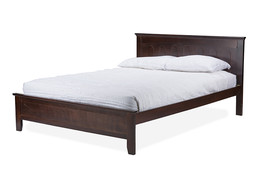 Alora Cappuccino Wood Twin-Size Bed - $6,518.30 MXN