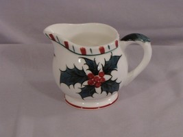 Lefton Holly Candy Cane Creamer - $16.82
