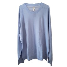 Men&#39;s Light Blue Crewneck Long Sleeve Sweater - £13.85 GBP