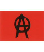 Anarchy Poster Flag Red Punk Rock Logo - $14.99