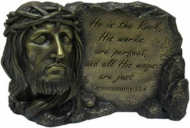 Bible Verse Christian Religious Inspirational Desk Paper Weight Blessed Savior - £11.73 GBP