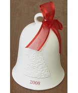 Hallmark Porcelain Dated Christmas Bell - 2008 - Original Box - Gently U... - £13.23 GBP