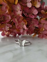 Butterfly Ring, cz butterfly ring, statement ring, promise ring, gift for her - $67.21