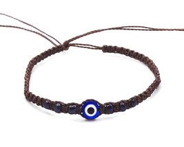 Mia Jewel Shop Evil Eye Nazar Bead Macramé Braided Friendship Bracelet - Womens  - $14.84