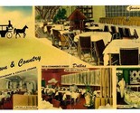 Town &amp; Country Restaurant Giant Postcard Commerce Street Dallas Texas - $14.89