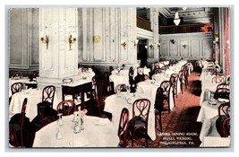 Ladies Dining Room Hotel Vendig Philadelphia PA Pennsylvania DB Postcard N20 - £6.19 GBP