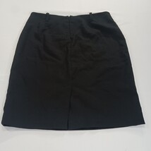 Max Studio A712Q11B Women's Rear Zipper & Slit Black Pencil Skirt Size 10 image 14