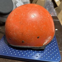 Vintage Joe Brown Jb Fiberglass Caving Rock Climbing Helmet Orange - £19.89 GBP