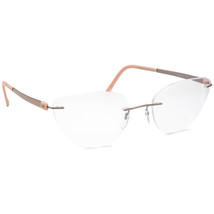 Silhouette Eyeglasses 5452 40 6052 Titan Pink/Silver Rimless Austria 55[]17 130 - £79.92 GBP