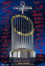 Texas Rangers 2023 World Series Champions Poster multiple sizes #1 - $11.87+