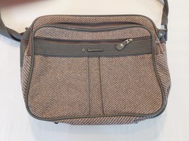 1987 Vintage Samsonite Silhouette Four 4  Woven Wool  Luggage - £23.26 GBP