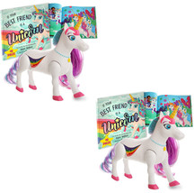 2 Unicorn Toy Unicorn Book for Kids, 7 Inch Doll Unicorn Toys for Girls, Unicorn - £26.10 GBP