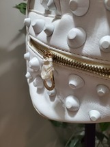 Traci Lynn White Women&#39;s Studded Multi-Functional Stylish Backpack - £51.11 GBP