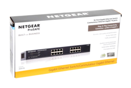 Lot of 10 - NETGEAR ProSAFE 16-Port Gigabit Ethernet Unmanaged Switch JG... - £365.35 GBP