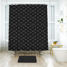 Louis_Vuitton 04 Shower Curtain Bath Mat Bathroom Waterproof Decorative Bathtube - $22.99+