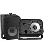 SPEAKERS 6.5&quot; BLACK OUTDOOR PYLE PRO; PAIR - $157.55 CAD
